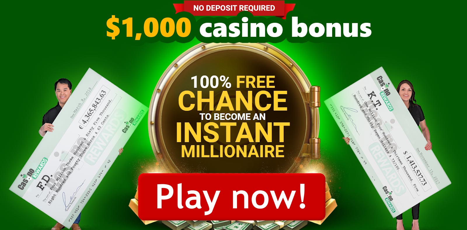 Get your bonus on 21 Casino